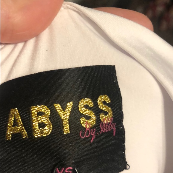 NWT ABYSS by Abby Kori in White midi dress size XS - Picture 3 of 4